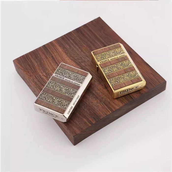 Бензинова запальничка Prince — Limited Edition (Japan) Gold