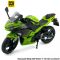 Масштабная модель Kawasaki Ninja 400 (2023) Green 1:12 CCA Licensed Diecast Model