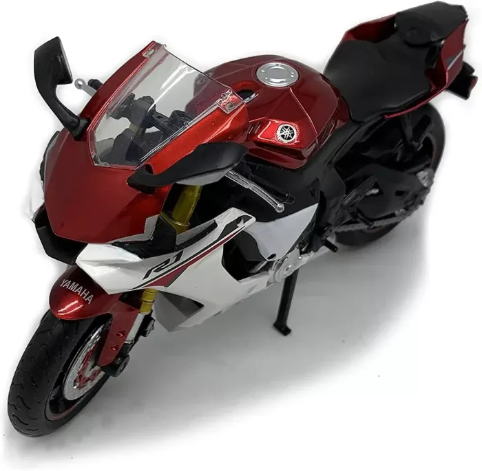 Коллекционная масштабная модель мотоцикла Yamaha YZF-R1 (1:12) - Красный металлик
