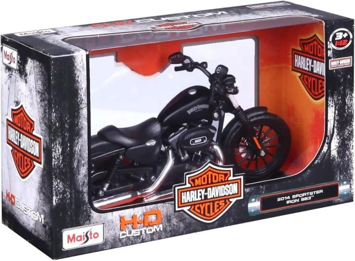 Масштабна модель мотоцикла Maisto Harley-Davidson 2014 Sportster Iron 883 (1:12)