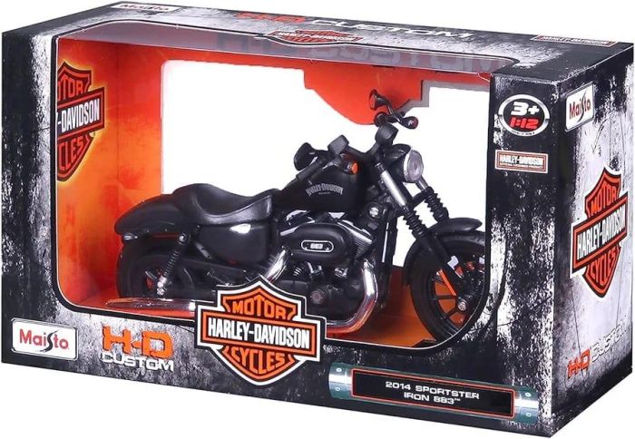 Масштабна модель мотоцикла Maisto Harley-Davidson 2014 Sportster Iron 883 (1:12)