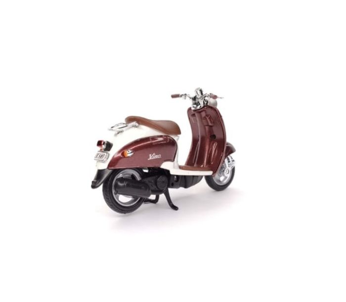 Коллекционная модель скутера Welly 1:18 '99 Yamaha Vino YJ50R (Brown/White)