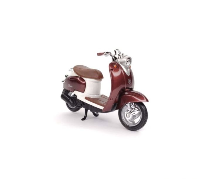 Коллекционная модель скутера Welly 1:18 '99 Yamaha Vino YJ50R (Brown/White)