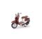 Коллекционная модель скутера Welly 1:18 '99 Yamaha Vino YJ50R (Brown/White)
