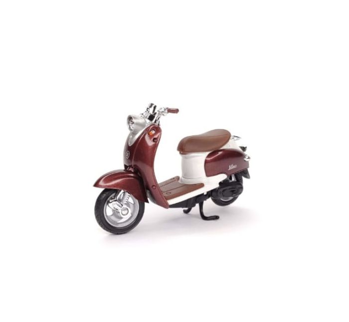 Коллекционная модель скутера Welly 1:18 '99 Yamaha Vino YJ50R (Brown/White)