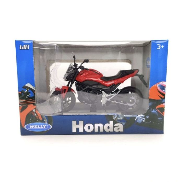 Коллекционная модель мотоцикла Welly: 2018 Honda NC750S (Масштаб 1:18)