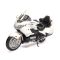 Коллекционная модель мотоцикла Honda Gold Wing - Масштаб 1:12 (Welly) цвет белый