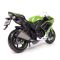 Коллекционная модель мотоцикла Kawasaki Ninja ZX-10R (Maisto) - Масштаб 1:18 ярко-зеленая