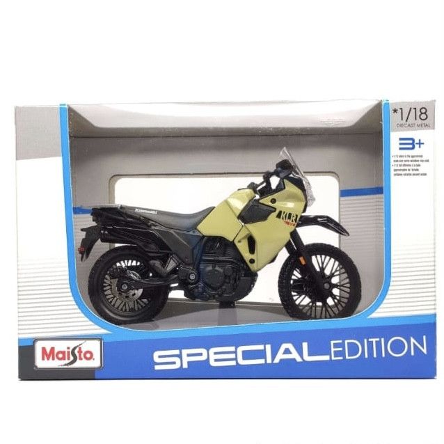 Масштабная модель мотоцикла Kawasaki KLR 650 (1:18) – Maisto Special Edition
