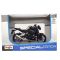 Коллекционная модель мотоцикла 2023 Yamaha MT-10 SP (Maisto, 1:18) цвет Фирменный темно-синий с металликом и золотистыми
