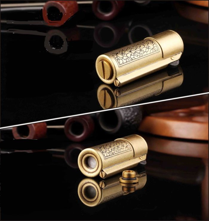 Бензиновая ветрозащитная зажигалка Promise «Dragon Gold»