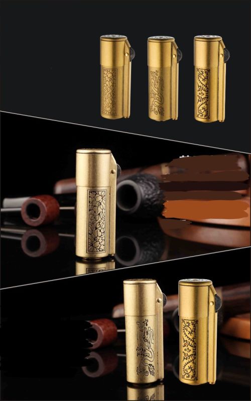 Бензиновая ветрозащитная зажигалка Promise «Dragon Gold»