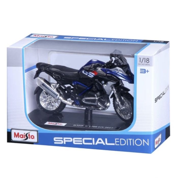 Коллекционная модель мотоцикла BMW R 1200 GS (2017) - Maisto Special Edition, 1:18