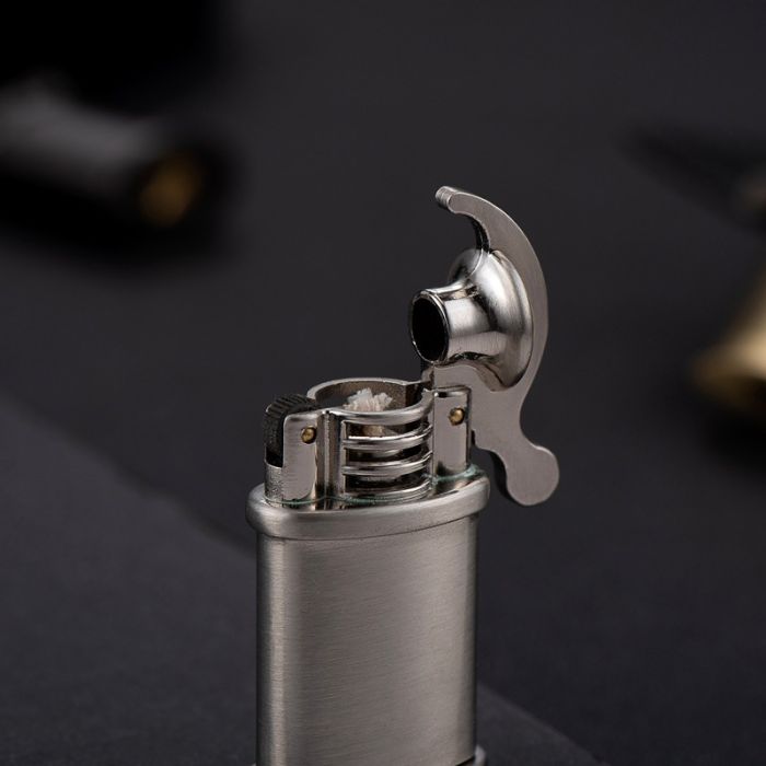 Запальничка бензинова колекційна колір срібло